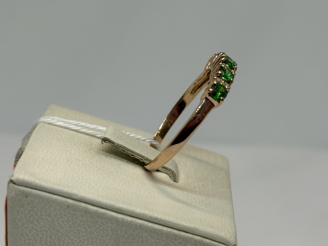 КОЛКМИ585 КОЛЬЦО С КАМНЯМИ (Au 585)