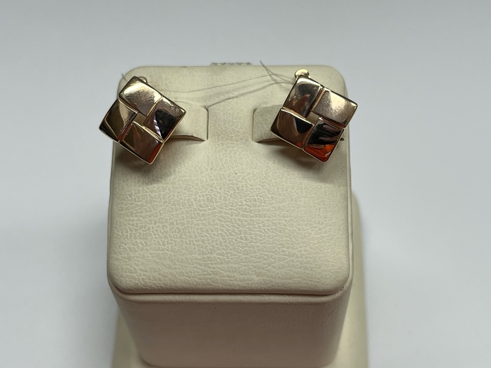 СЕРЬГИ БЕЗ КАМНЯ (Au 585)