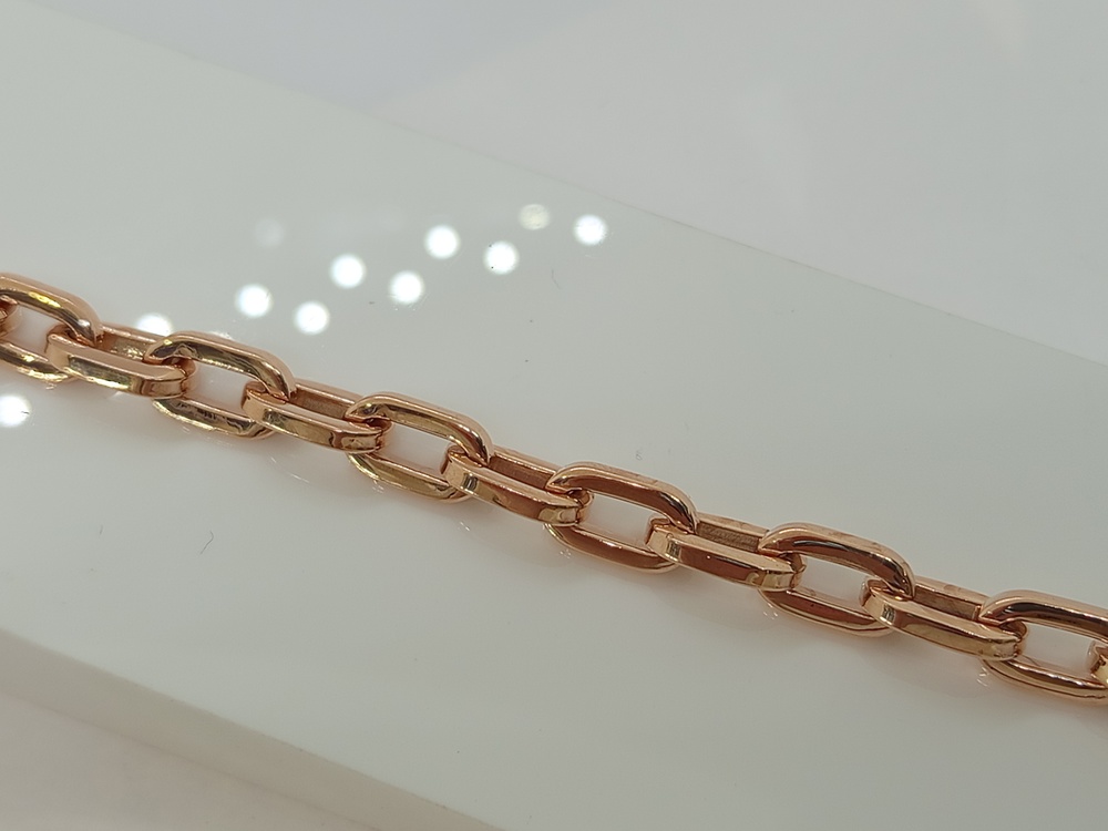 БРАСЛЕТ ПУСТОТЕЛЫЙ Якорное (Au 585)