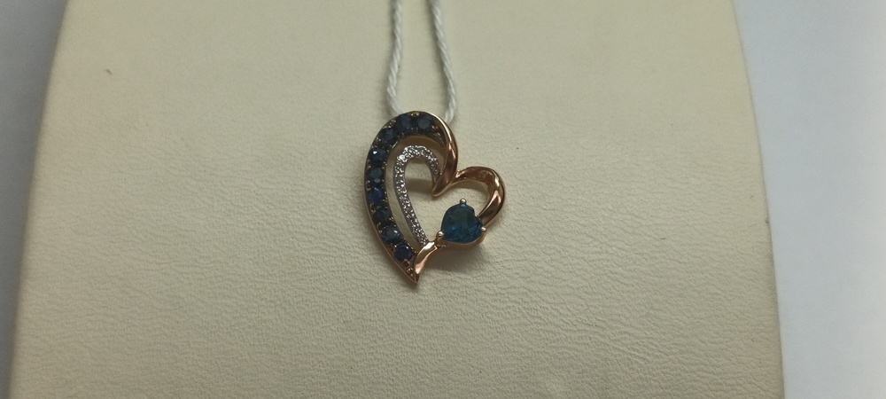 ПОДВЕСКА С КАМНЯМИ (Au 585)