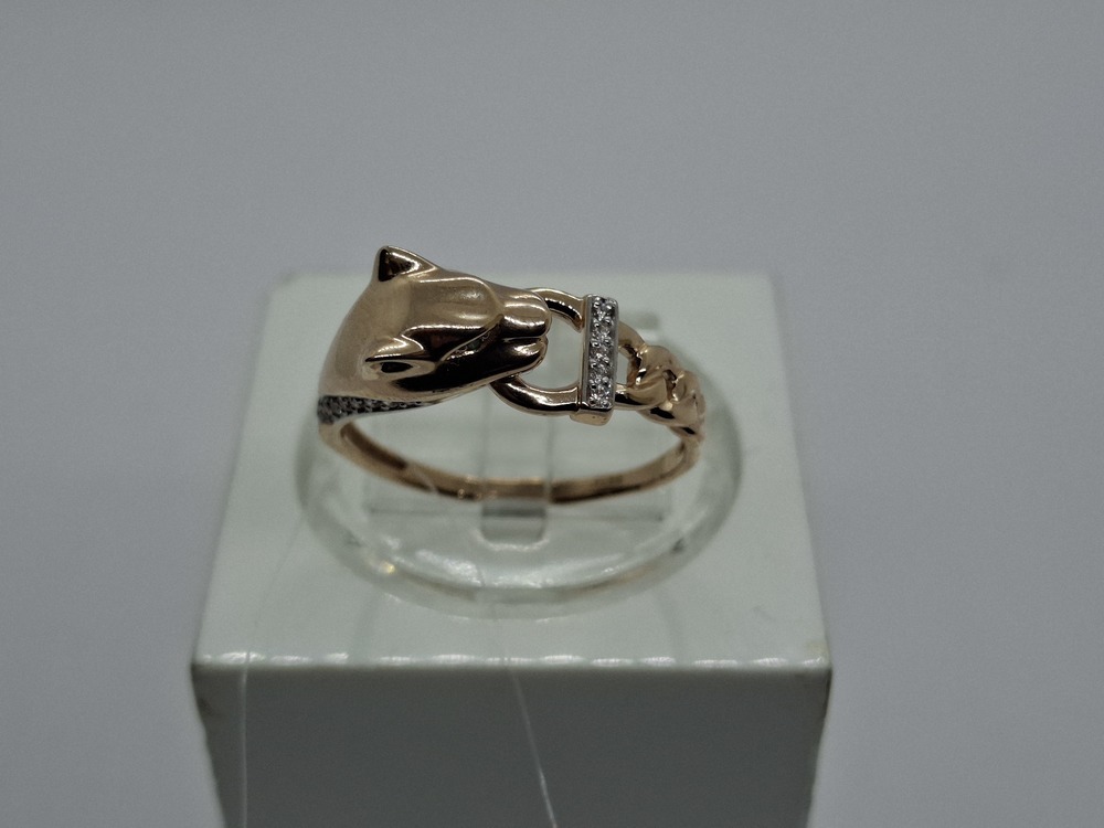 КОЛЬЦО С КАММНЯМИ (Au 585)