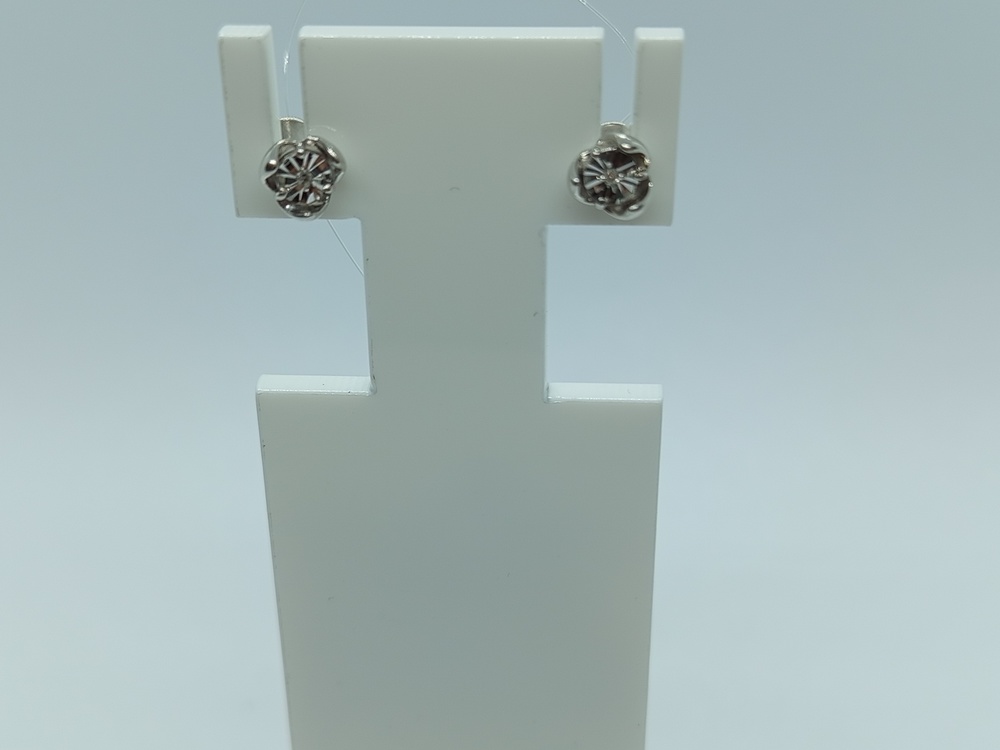 СЕРЬГИ БРИЛЛИАНТ (Ag 925) СЕРЬГИ БРИЛЛИАНТ (Ag 925)