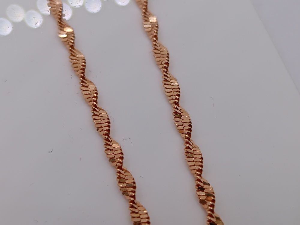 ЦЛСИ585 ЦЕПЬ ПОЛНОВЕСНАЯ Сингапур (Au 585)