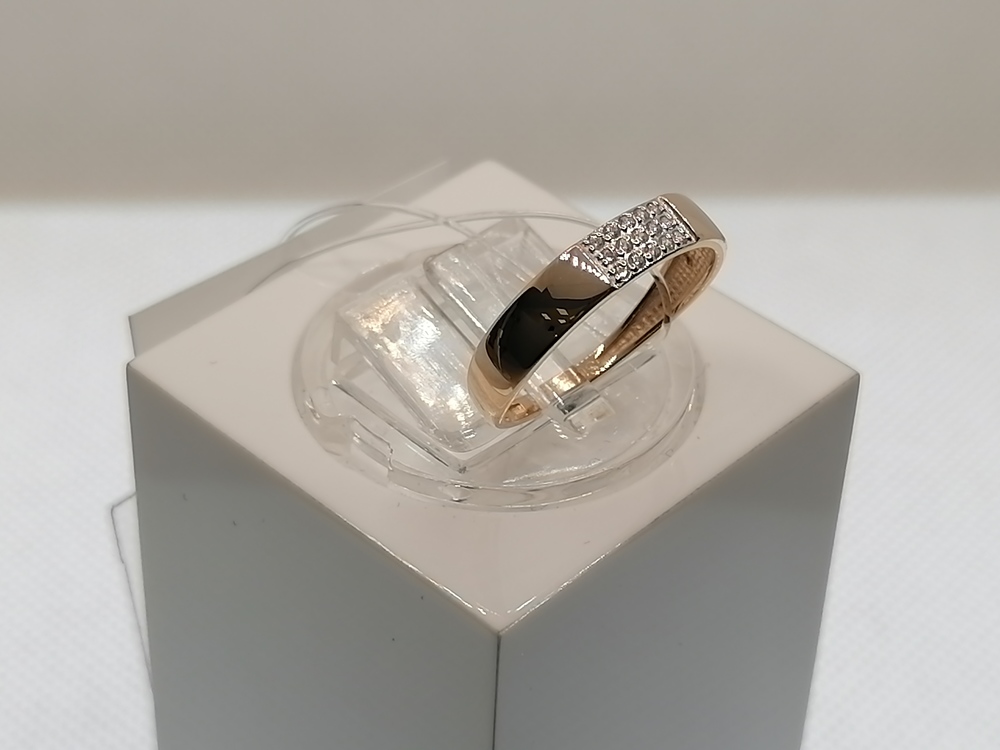 КОЛЬЦО С КАМНЯМИ (Au 585)
