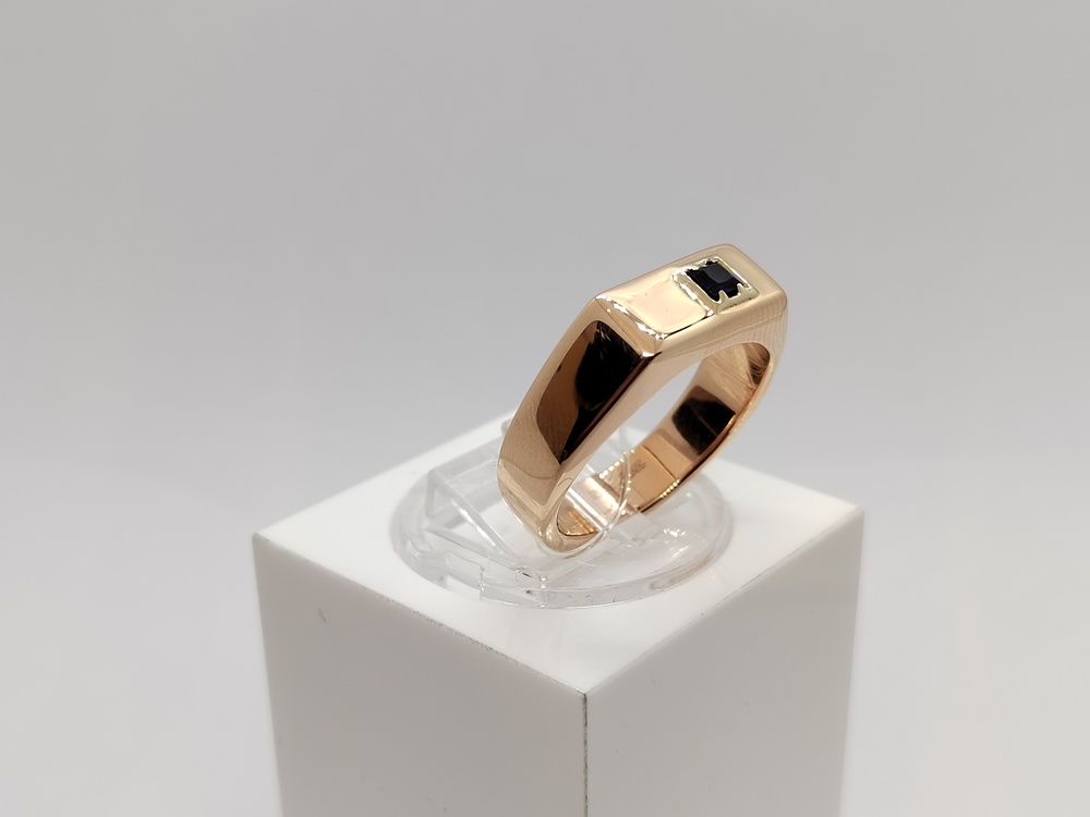 КОЛЬЦО ПЕЧАТКА с камнем (Au 585)