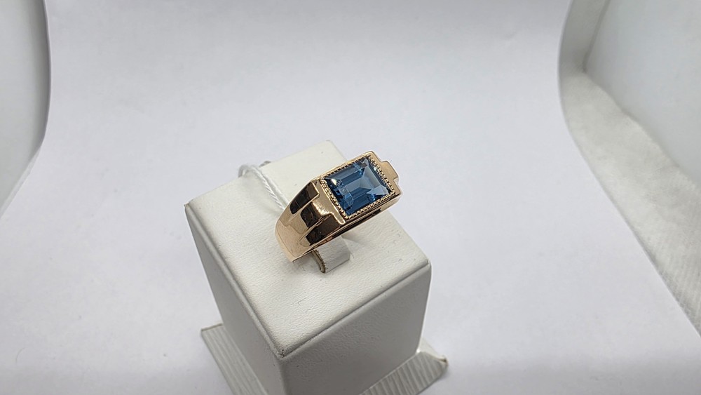 ПЕЧАТКА С КАМНЕМ (Au 585)