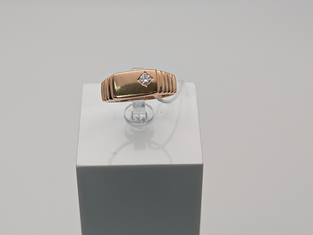 ПЕЧАТКА С КАМНЕМ (Au 585)