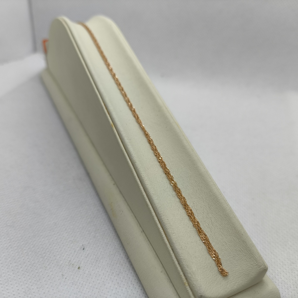 ЦЛСИ585 ЦЕПЬ ПОЛНОВЕСНАЯ Сингапур (Au 585)