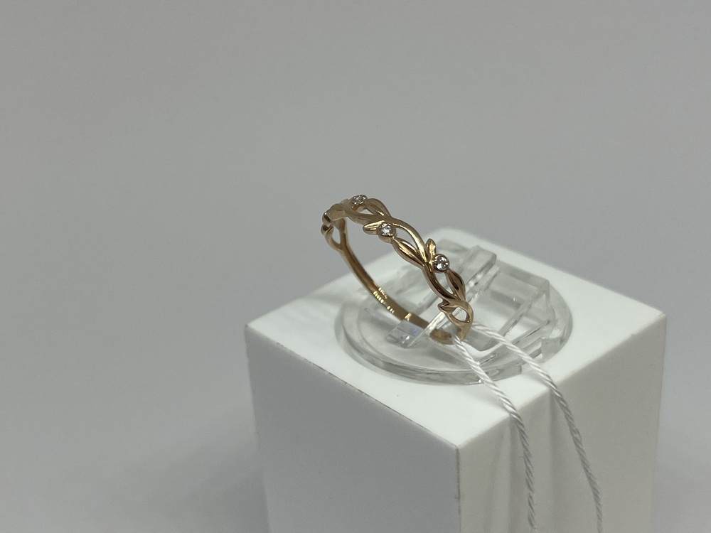 КОЛКМИ585 КОЛЬЦО С КАМНЯМИ (Au 585)