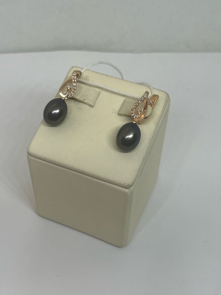 СКМИ585 СЕРЬГИ С КАМНЯМИ (Au 585)