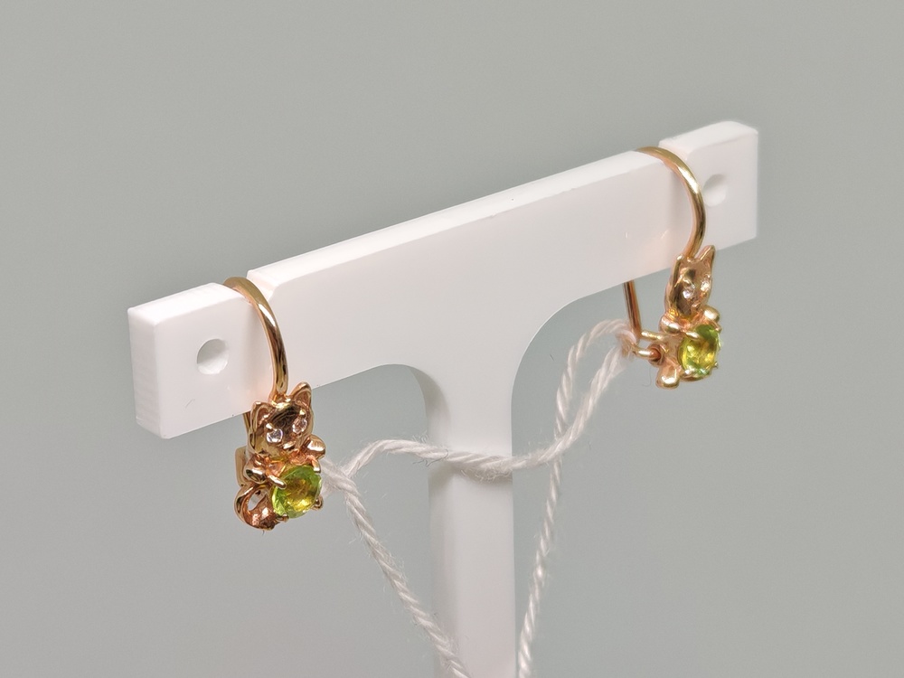 СЕРЬГИ С КАМНЯМИ (Au 585)