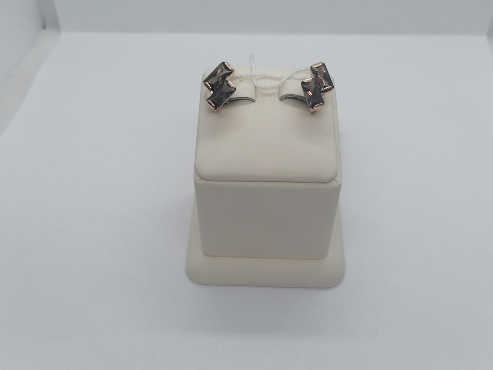 СКМИ585 СЕРЬГИ С КАМНЯМИ (Au 585)