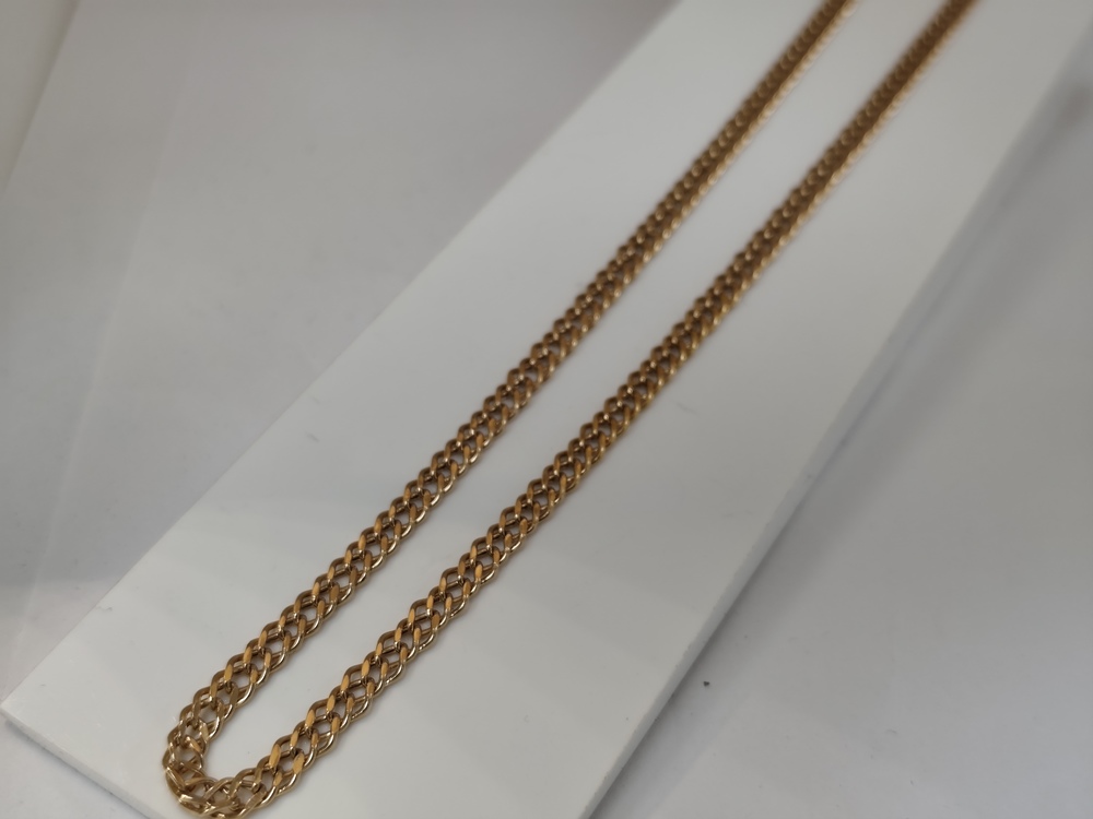 ЦПР2585 ЦЕПЬ ПУСТОТЕЛАЯ Ромб двойной (Au 585)