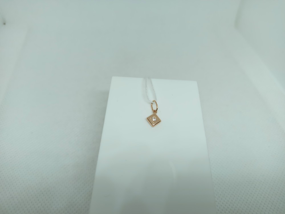 ПОДКМ585 ПОДВЕСКА С КАМНЕМ (Au 585)