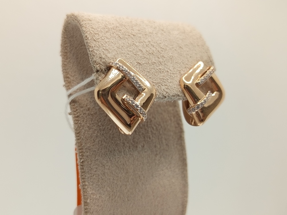 СЕРЬГИ С КАМНЯМИ (Au 585)