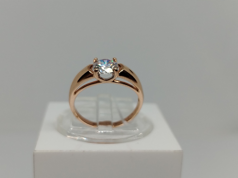 КОЛЬЦО С КАМНЕМ (Au 585)