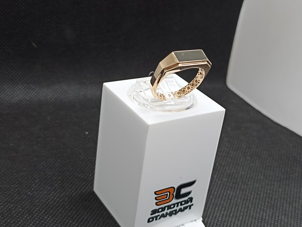 КОЛЬЦО ПЕЧАТКА с камнем (Au 585)