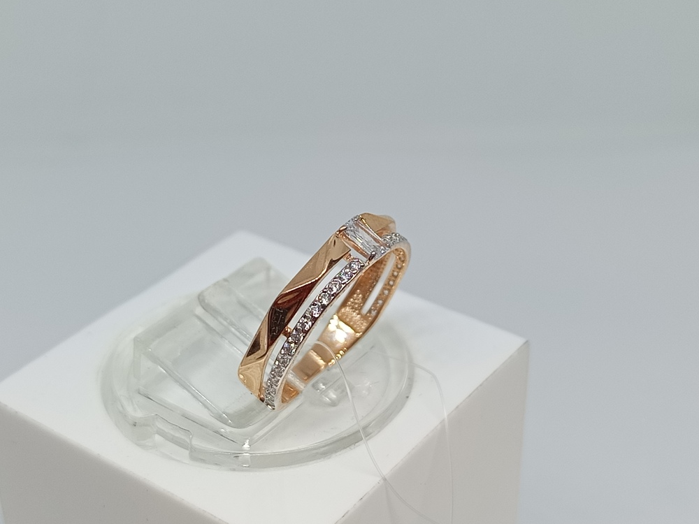 КОЛЬЦО С КАМНЯМИ (Au 585)