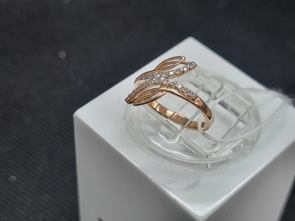 КОЛКМИ585 КОЛЬЦО С КАМНЯМИ (Au 585)