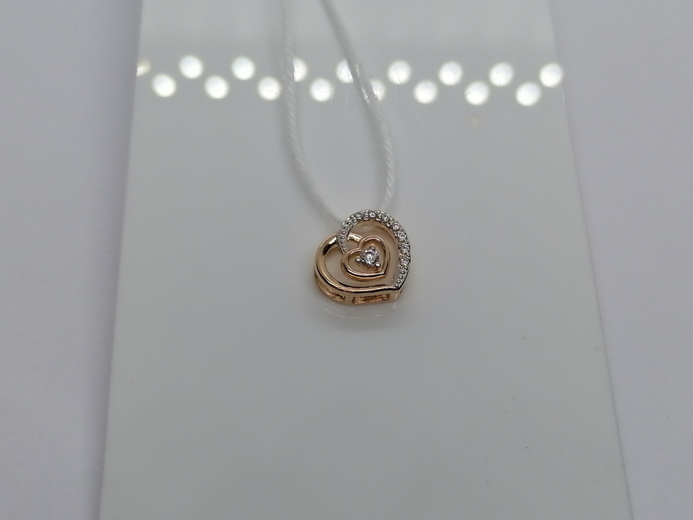 ПОДКМИ585 ПОДВЕСКА С КАМНЯМИ (Au 585)