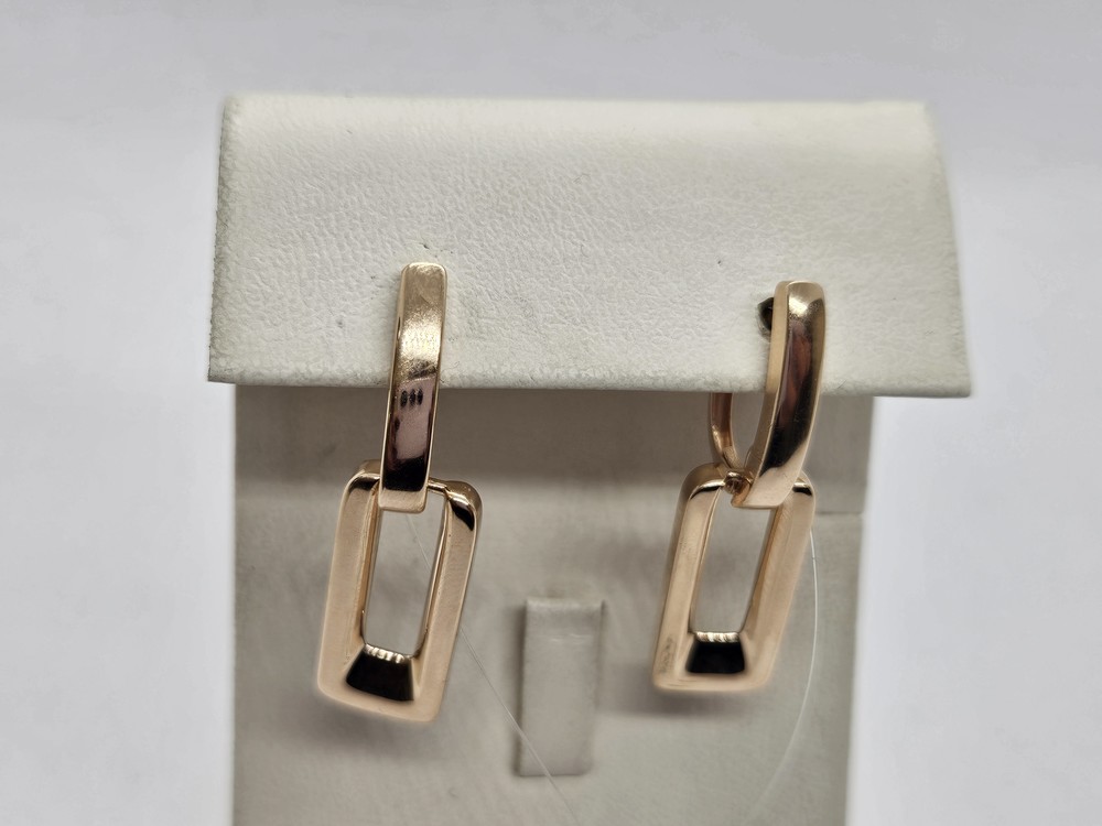 СЕРЬГИ БЕЗ КАМНЯ (Au 585)