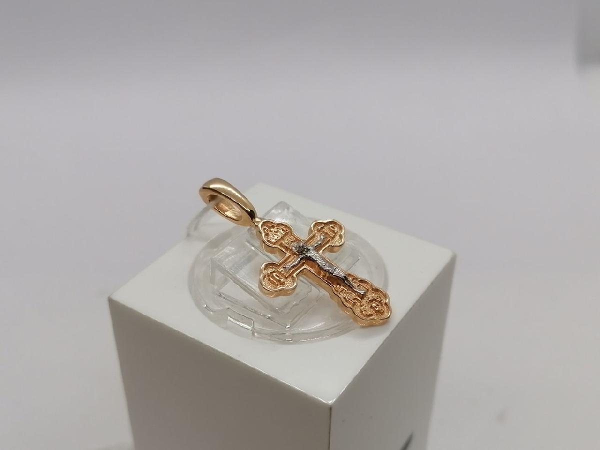 80253 ПОДВЕСКА КРЕСТ (Au 585)