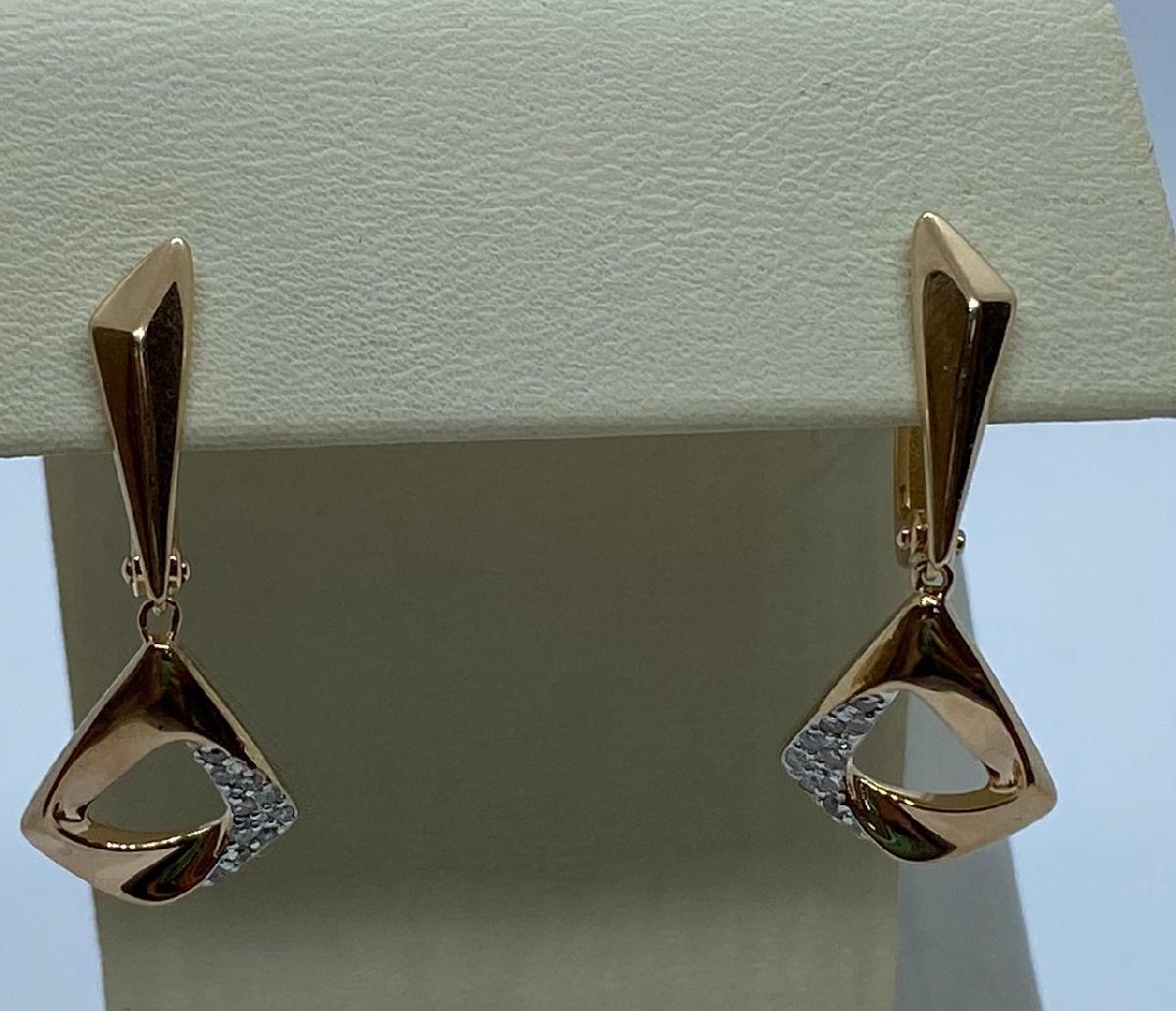 СЕРЬГИ БРИЛЛИАНТ (Au 585)