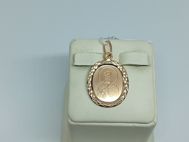 ПОДИБК585 ПОДВЕСКА ИКОНА БЕЗ КАМНЯ (Au 585)