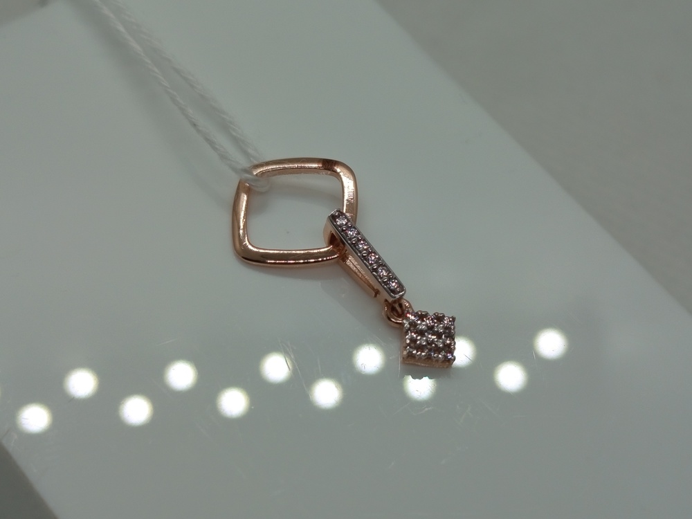 ПОДКМИ585 ПОДВЕСКА С КАМНЯМИ (Au 585)