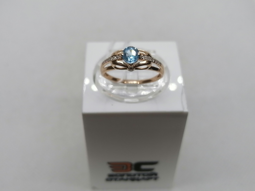 КОЛКМИ585 КОЛЬЦО С КАМНЯМИ (Au 585)