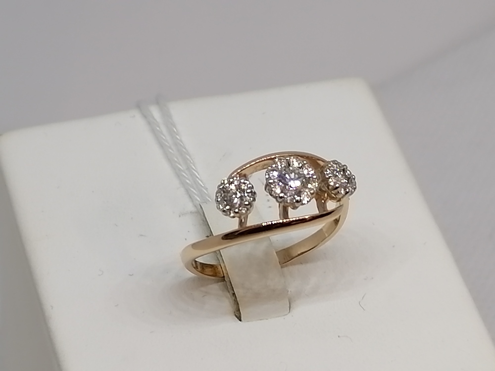 КОЛЬЦО БРИЛЛИАНТ Au 585