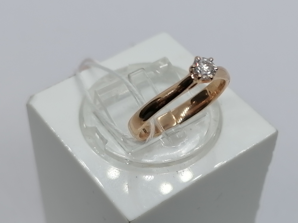 КОЛЬЦО БРИЛЛИАНТ Au 585