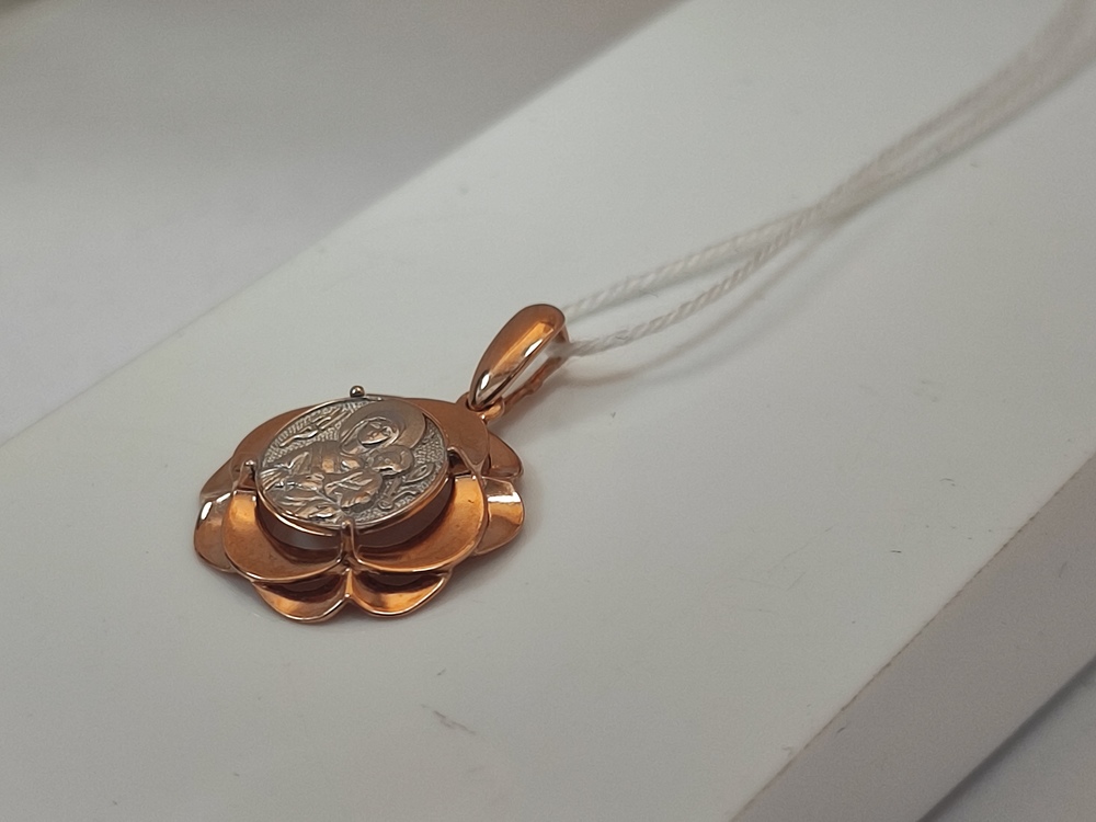 ПОДИБК585 ПОДВЕСКА ИКОНА БЕЗ КАМНЯ (Au 585)