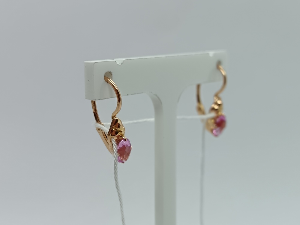 СЕРЬГИ С КАМНЕМ (Au 583)