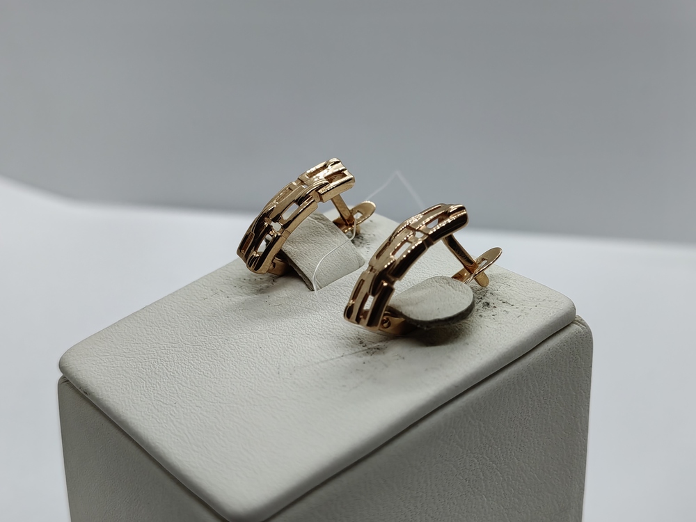 СЕРЬГИ БЕЗ КАМНЯ (Au 585)