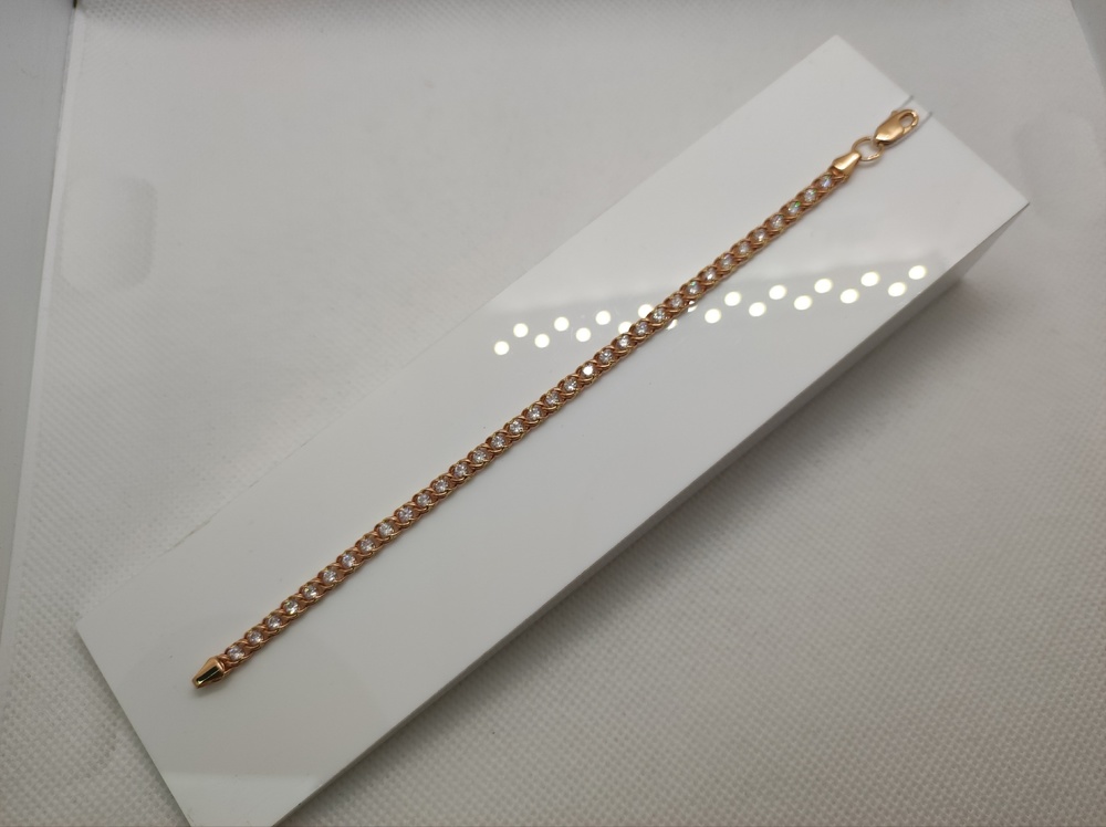 БРАСЛЕТ С КАМНЯМИ (Au 585)