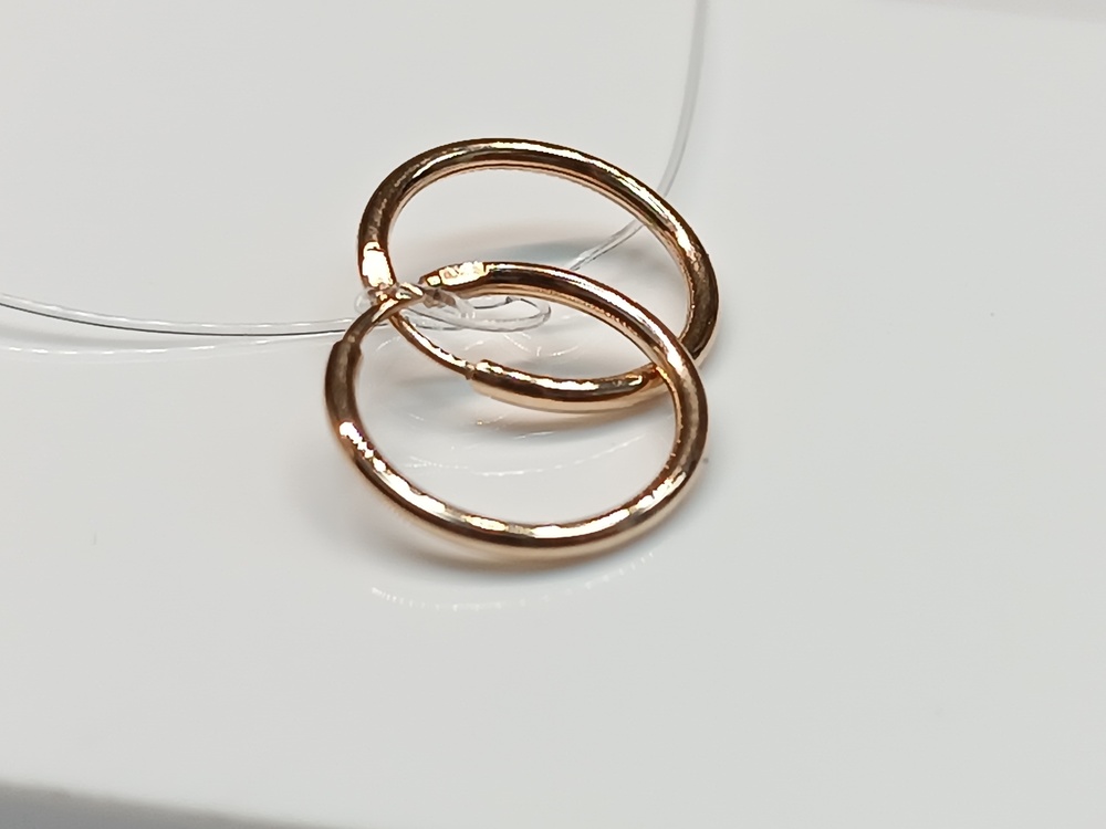 СЕРЬГИ КОНГО без камня (Au 585)