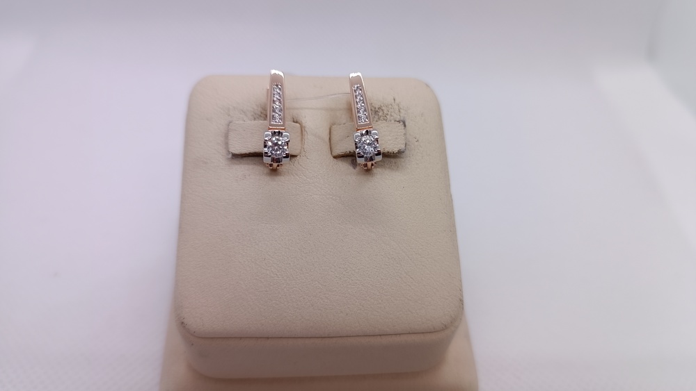 СЕРЬГИ С КАМНЯМИ (Au 585)