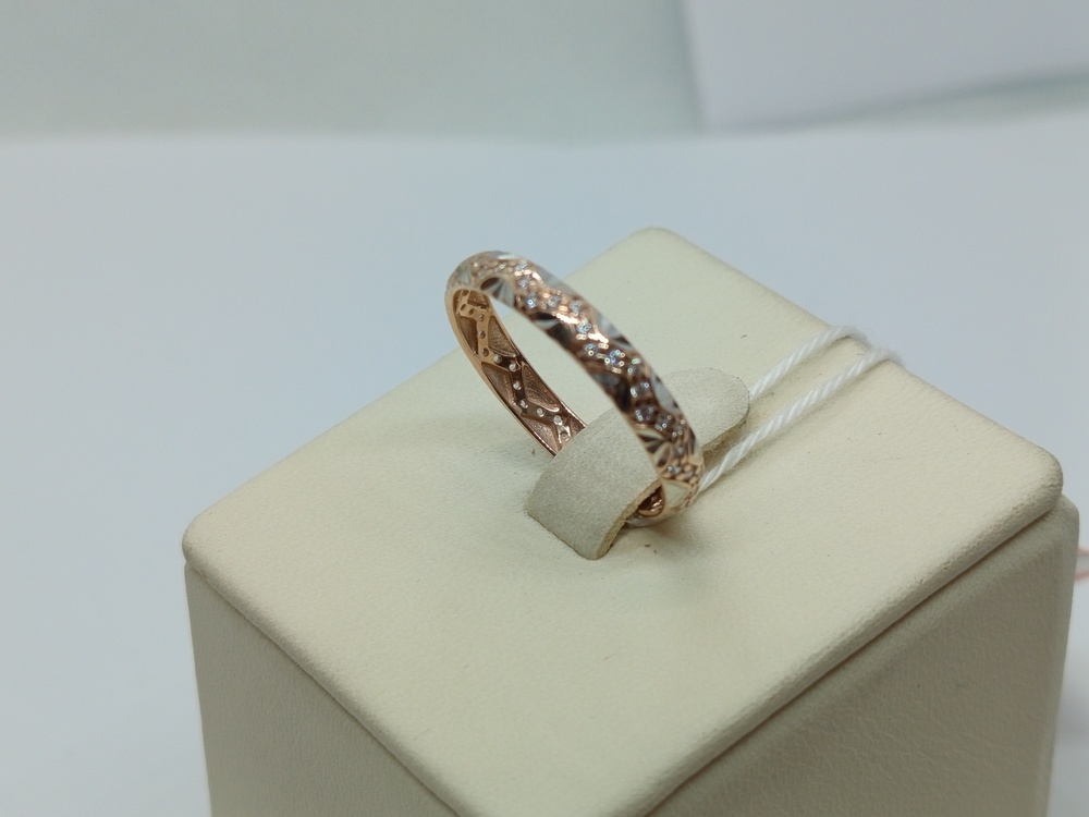 КОЛКМИ585 КОЛЬЦО С КАМНЯМИ (Au 585)