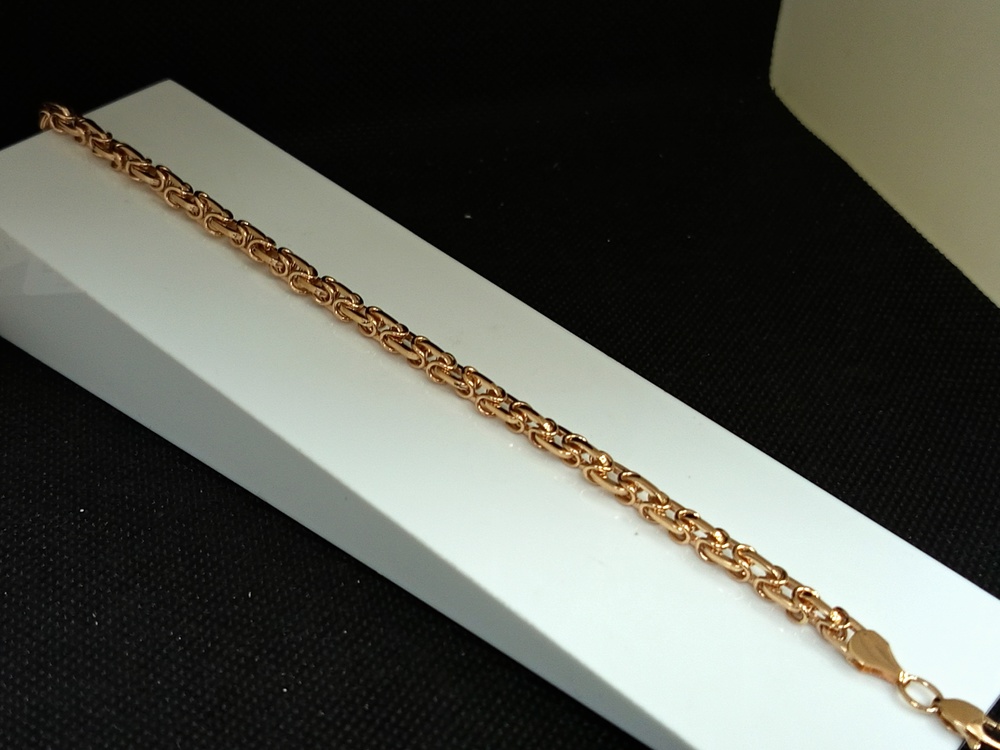 БРАСЛЕТ ПУСТОТЕЛЫЙ Фантазия (Au 585)