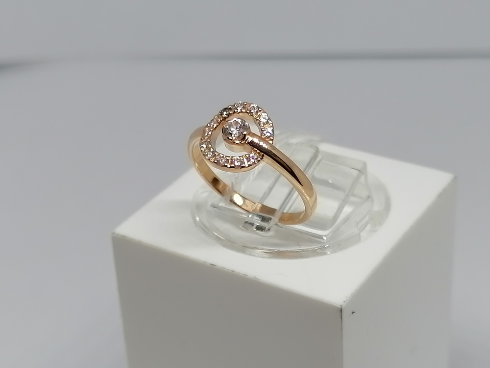 КОЛКМИ585 КОЛЬЦО С КАМНЯМИ (Au 585)