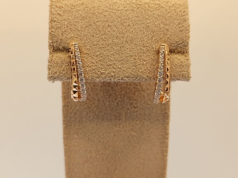 СЕРЬГИ С КАМНЯМИ (Au 585)