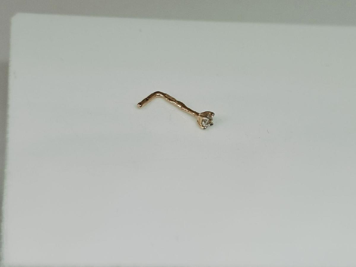 ПИРСИНГ С КАМНЕМ (Au 585)