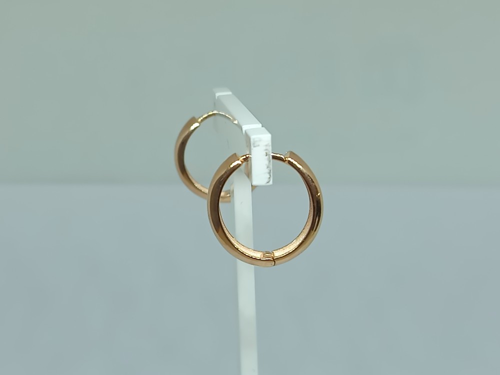 СЕРЬГИ КОНГО без камня (Au 585) СЕРЬГИ КОНГО без камня (Au 585)
