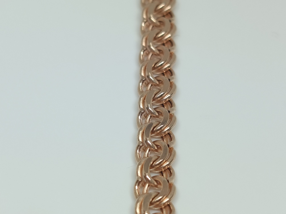 БРАСЛЕТ ПУСТОТЕЛЫЙ Бисмарк (Au 585)