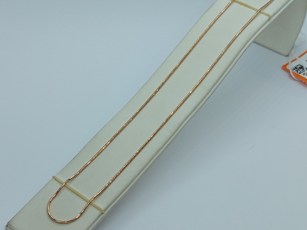 ЦЛЖГ585 ЦЕПЬ ПОЛНОВЕСНАЯ Жгут(снейк) (Au 585)