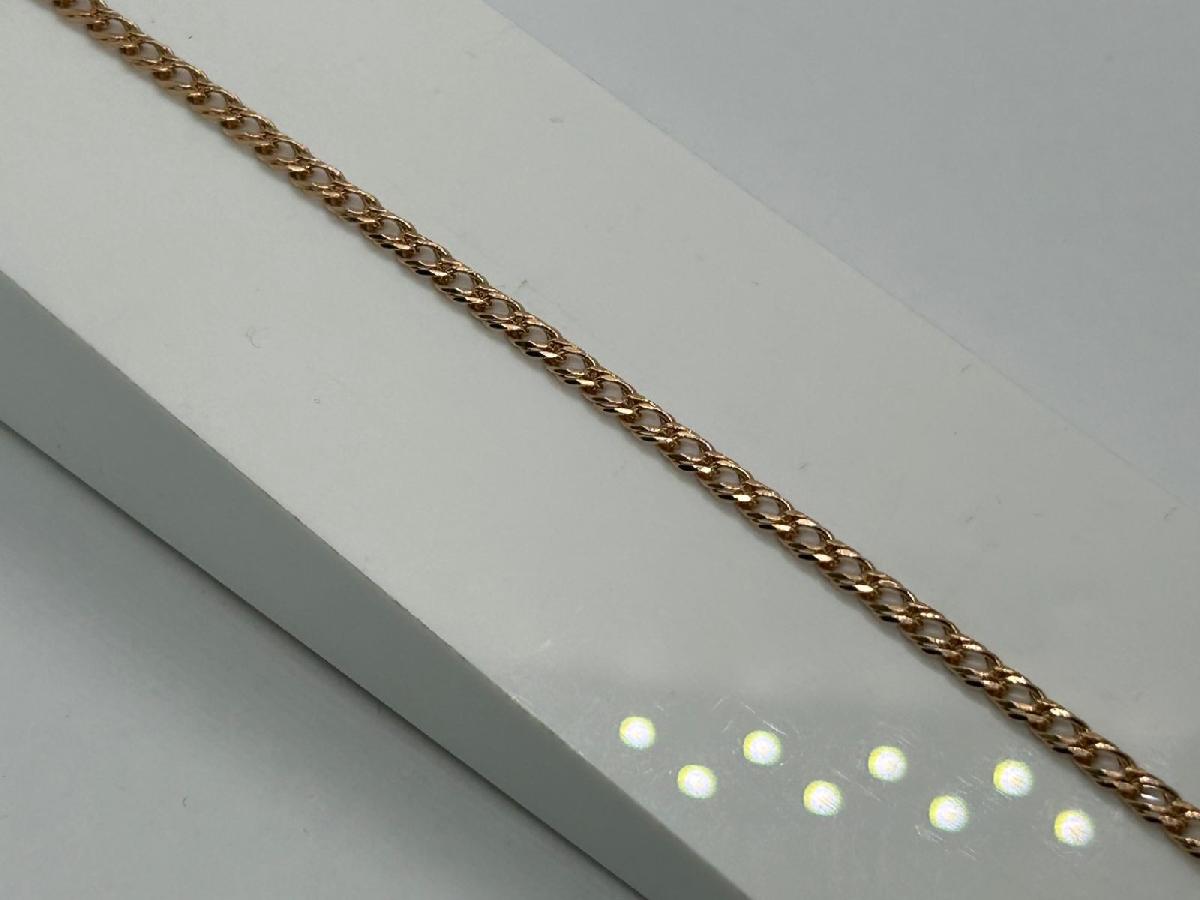 БРАСЛЕТ ПОЛНОВЕСНЫЙ Ромб двойной Au 585