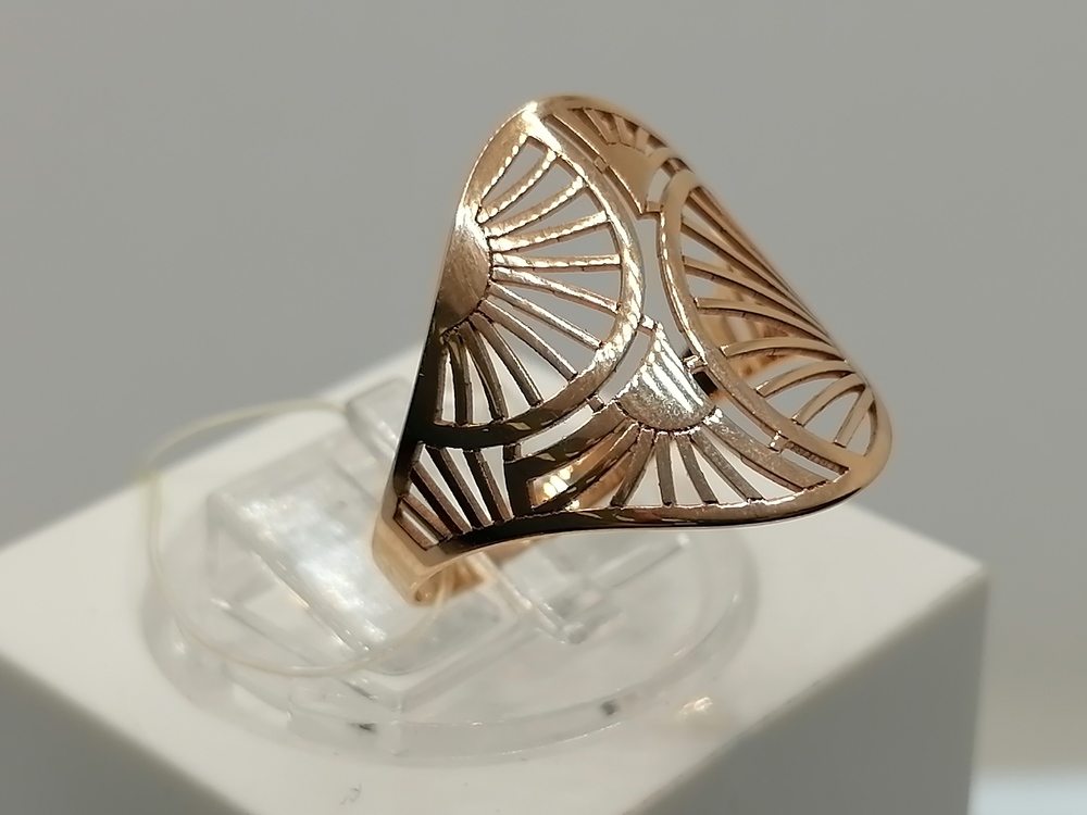 018766 КОЛЬЦО БЕЗ КАМНЯ (Au 585)