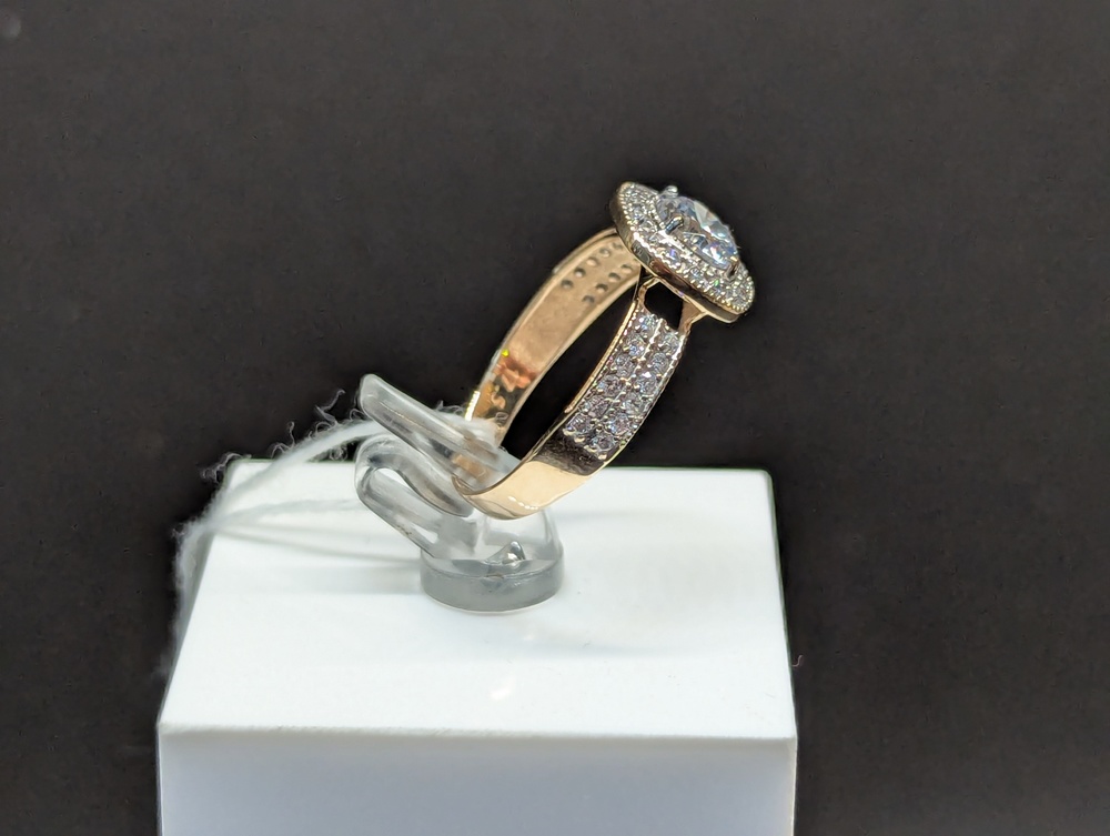 КОЛКМИ585 КОЛЬЦО С КАМНЯМИ (Au 585)