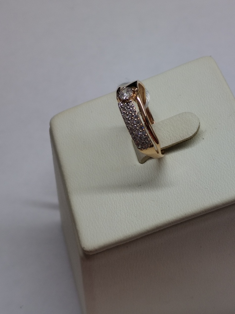 КОЛКМИ585 КОЛЬЦО С КАМНЯМИ (Au 585)